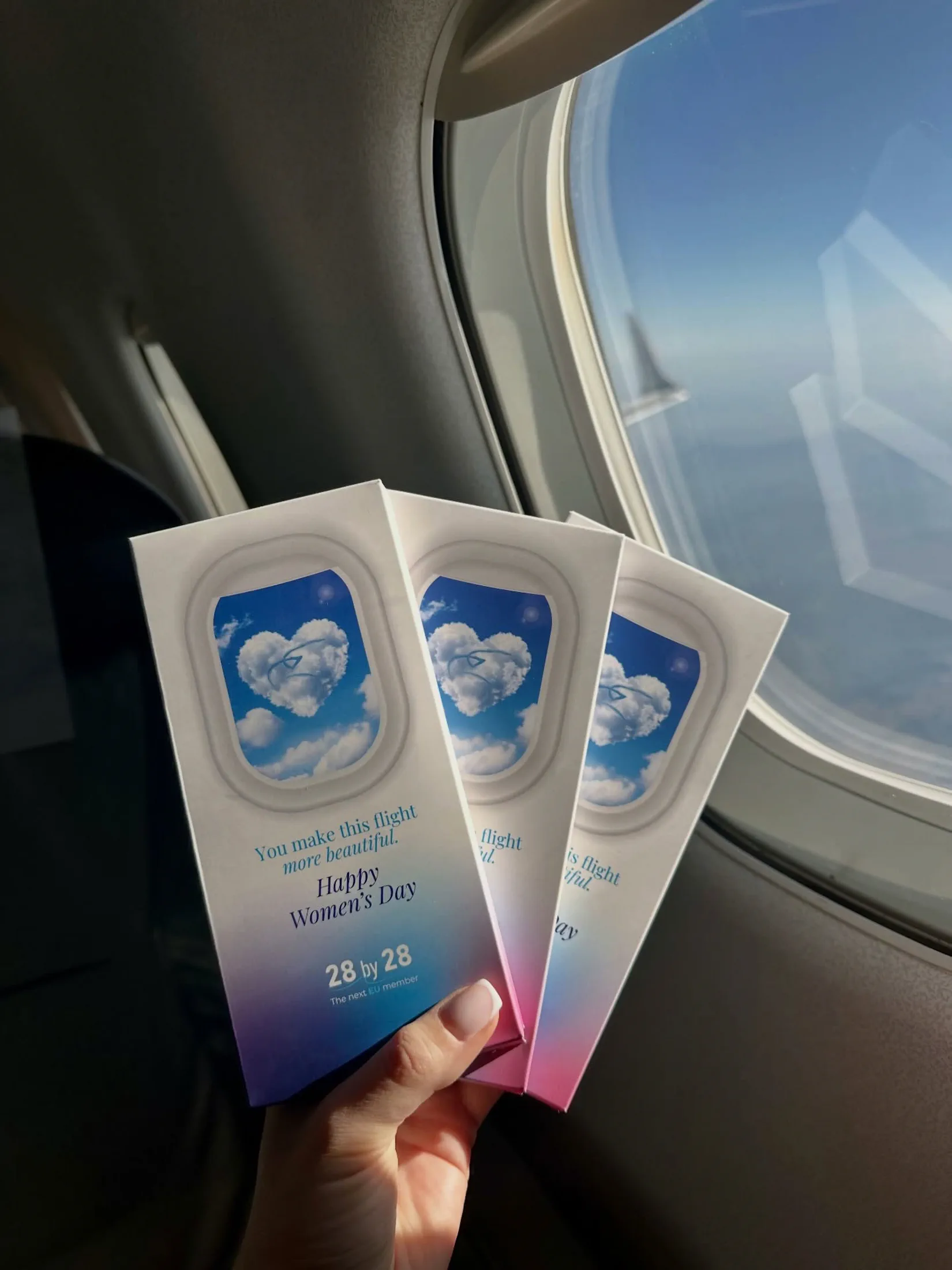 28 by 28 in-flight gifts for Women's Day