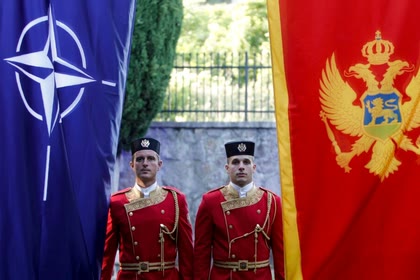Montenegro representatives at a NATO official event