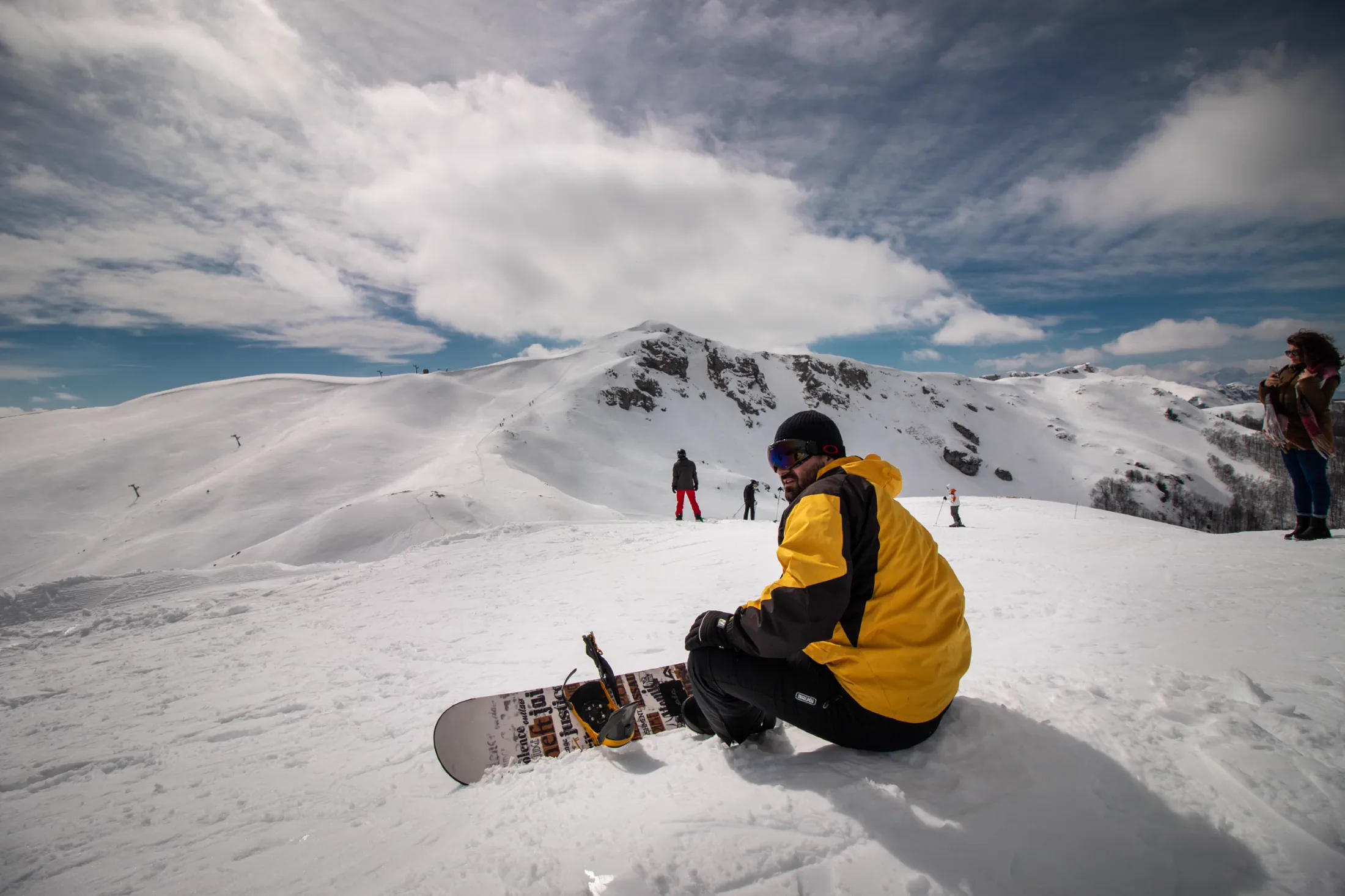 Montenegro mountain in winter