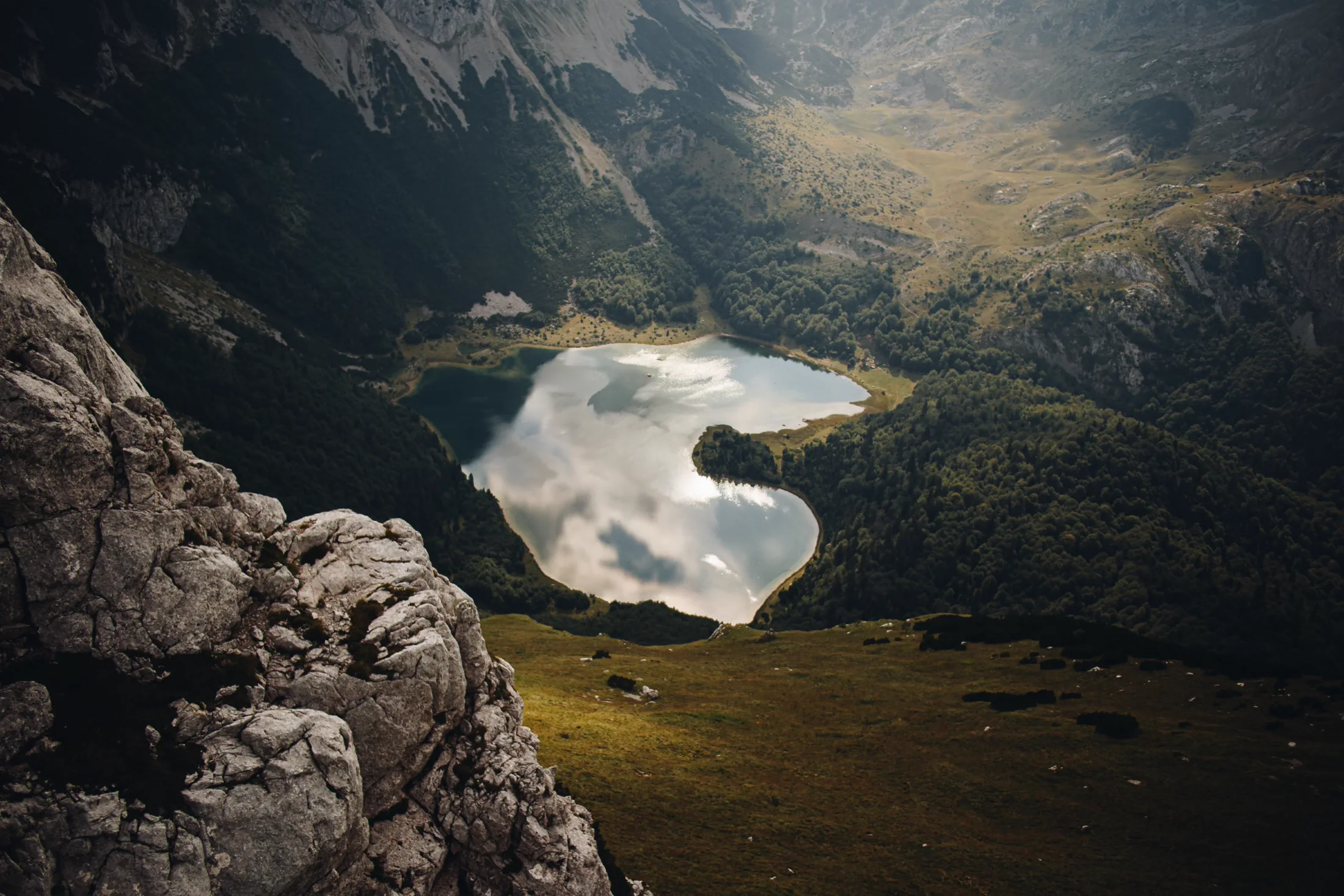 Mountain lake in Montenegro