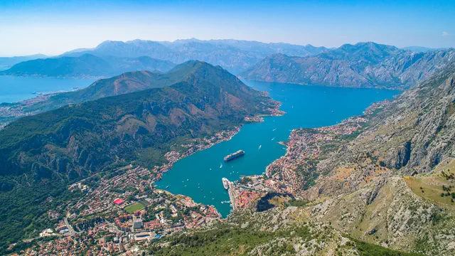 Bay of Kotor in Montenegro